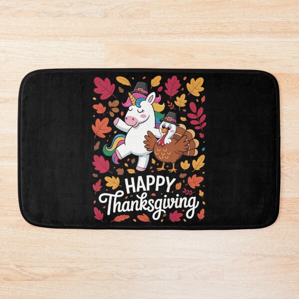 Item preview, Thanksgiving Unicorn Cute Turkey designed and sold by WalshDrawnLaugh.