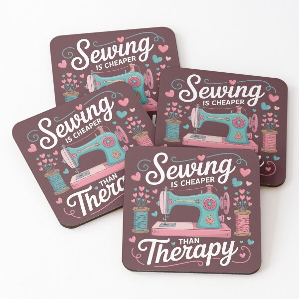 Item preview, Sewing Is Cheaper Than Therapy designed and sold by jkrphoto.