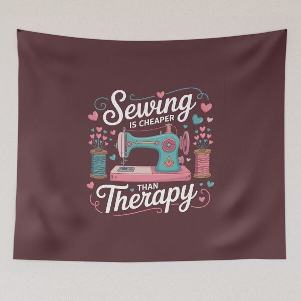 Item preview, Sewing Is Cheaper Than Therapy designed and sold by jkrphoto.