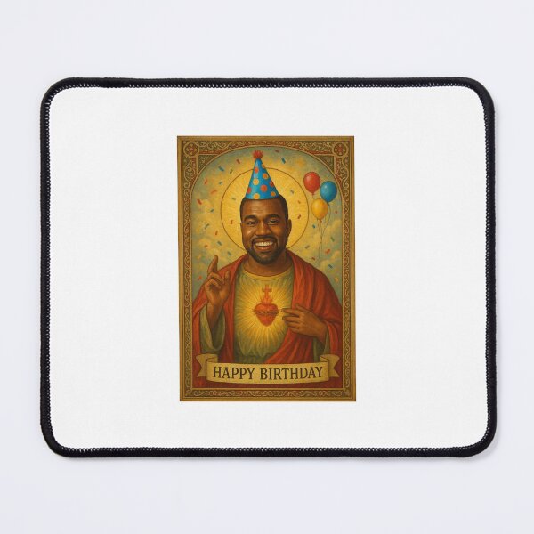 Item preview, Kanye west birthday saint celebrity  funny meme holy prank weird designed and sold by CheeseBlueprint.