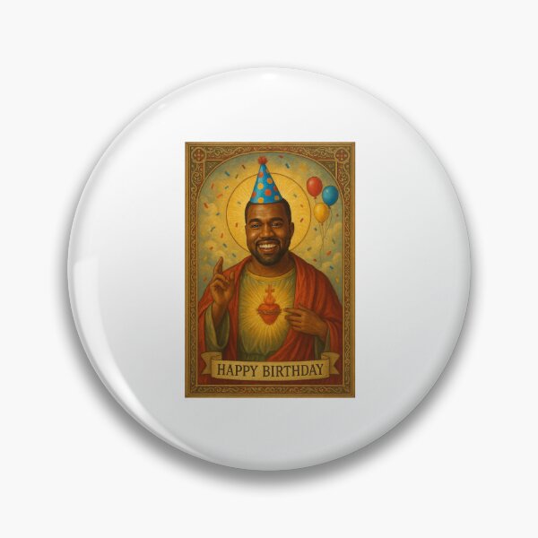 Artikelvorschau, Kanye West Geburtstag Heiliger Promi lustiges Meme heiliger Streich seltsam entworfen und verkauft von CheeseBlueprint.