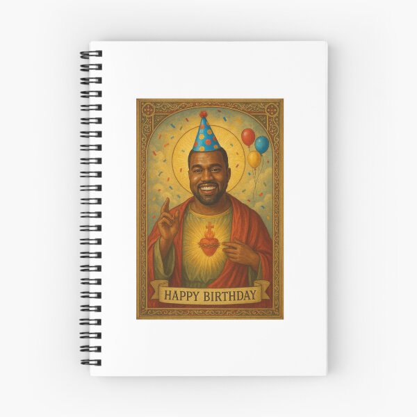 Item preview, Kanye west birthday saint celebrity  funny meme holy prank weird designed and sold by CheeseBlueprint.