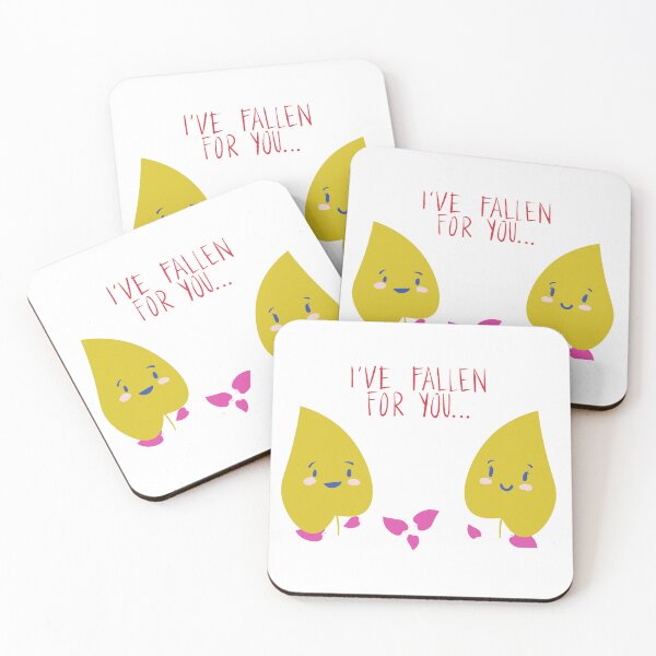Item preview, "I've Fallen For You" Cute Leaf Pun Art designed and sold by Ammna.
