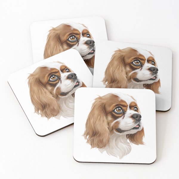 Item preview, Cute Cavalier dog portrait. designed and sold by adey68.