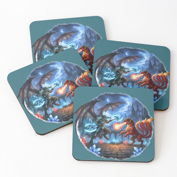 Item preview, Champion of the Storm vs. The Inferno Kitsune designed and sold by E-SarnEdge.