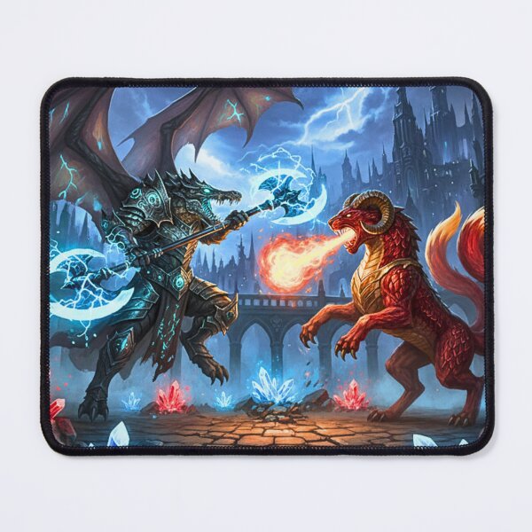 Item preview, Champion of the Storm vs. The Inferno Kitsune designed and sold by E-SarnEdge.