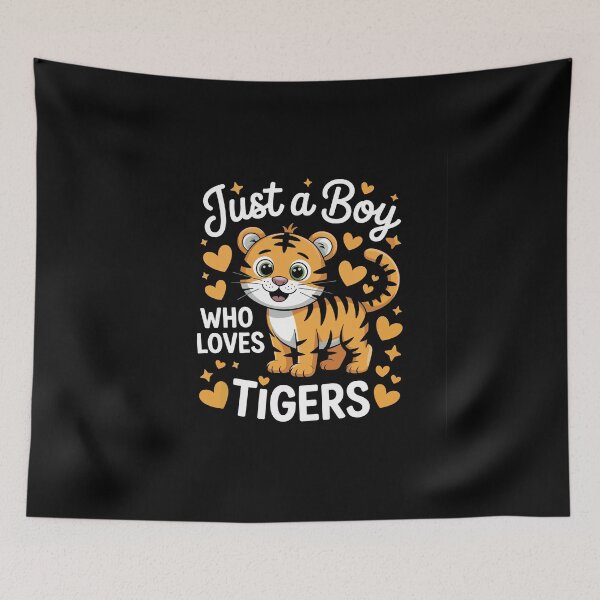 Item preview, Just a Boy Who Loves Tigers designed and sold by jkrphoto.