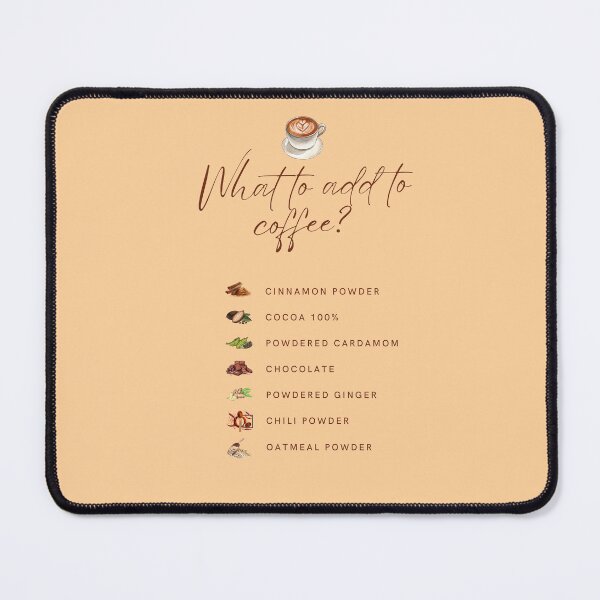 Item preview, What to add to coffee? designed and sold by Newprojectart.