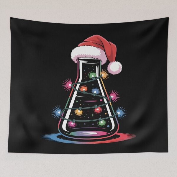 Item preview, Chemistry Xmas Lights Santa Hat Science Teacher Christmas designed and sold by clothesy7.