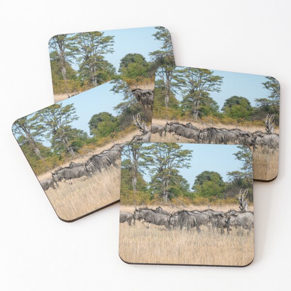 Item preview, Through the Tall Grass — Blue Wildebeest on the Move (2023) designed and sold by DavideAntoniani.