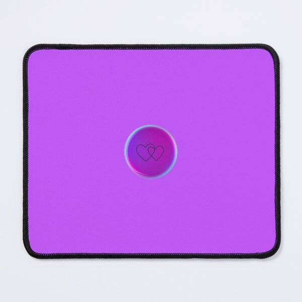 Item preview, Interconnected Hearts – Neon Gradient Minimalist Love Circle Art designed and sold by PixelVibe782.