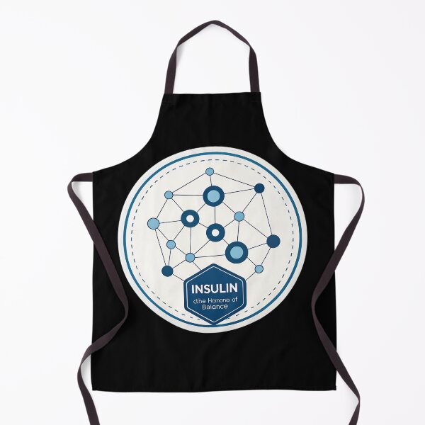 Item preview, Insulin Molecule – Minimal Science Design for Endocrinologists designed and sold by VividOrganica.