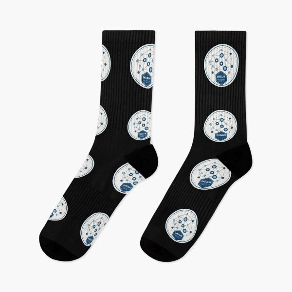 Item preview, Insulin Molecule – Minimal Science Design for Endocrinologists designed and sold by VividOrganica.