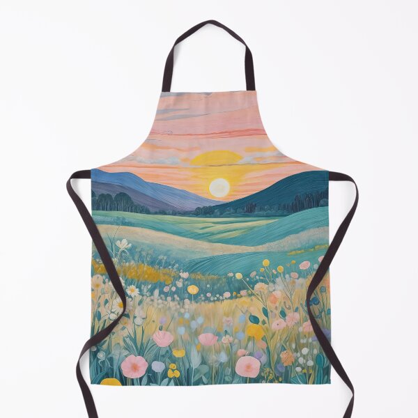 Item preview, Pastel Twilight Over Rolling Fields designed and sold by Lizetteh.