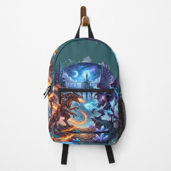 Item preview, Clash of Storm and Flame | The Thunder Owl vs. The Inferno Drake designed and sold by E-SarnEdge.