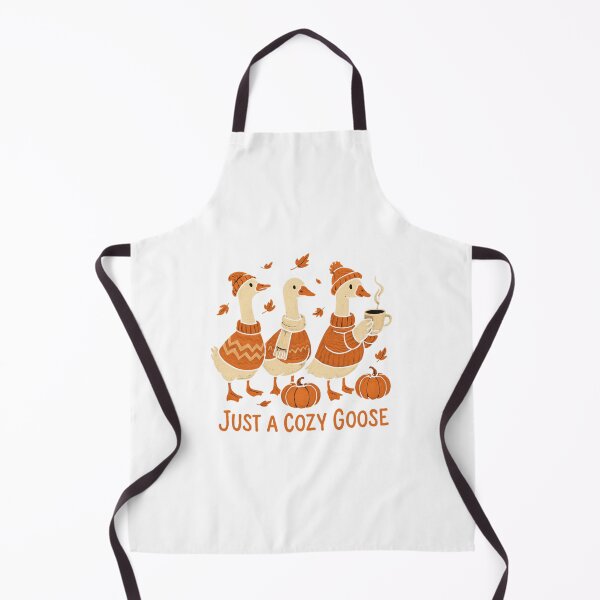 Item preview, Cozy Autumn Goose Illustration – Just a Cozy Goose Fall Design designed and sold by RuweisVibes.