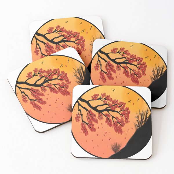 Item preview, Cherry blossoms at sunset – gentle evening atmosphere Design by SHAKU designed and sold by SHAKUGermany.