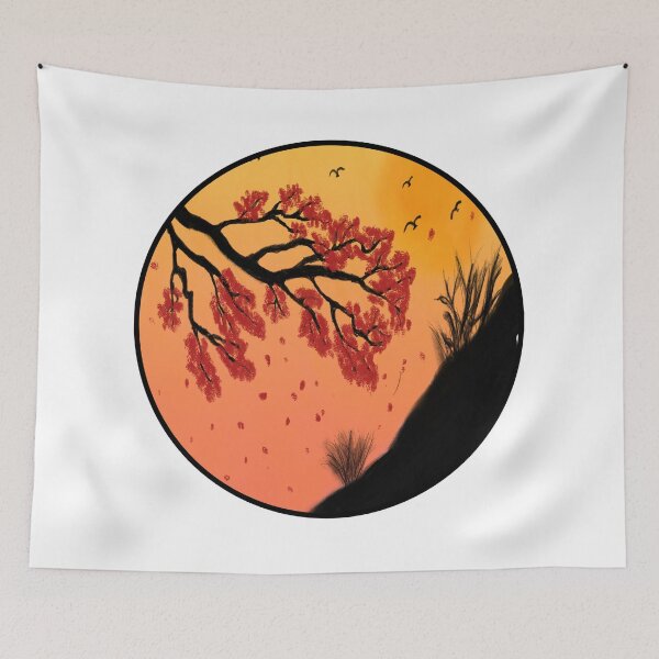 Item preview, Cherry blossoms at sunset – gentle evening atmosphere Design by SHAKU designed and sold by SHAKUGermany.