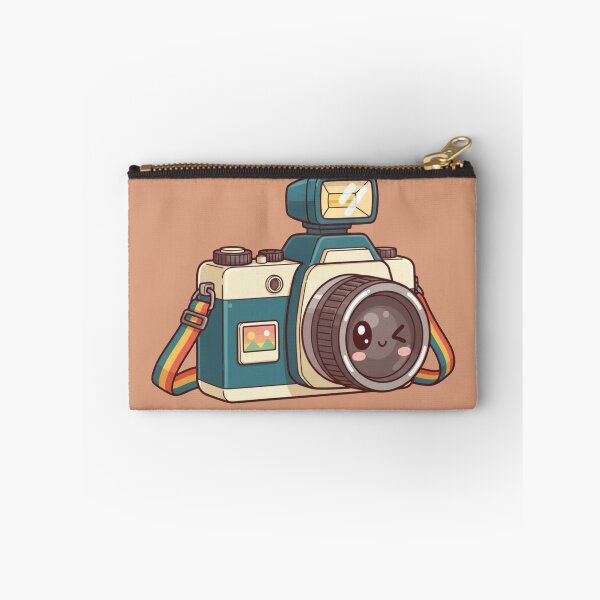 Item preview, Kawaii Retro Camera Cartoon - Cute Vintage Photography Lover Gift designed and sold by Tidarat-27.