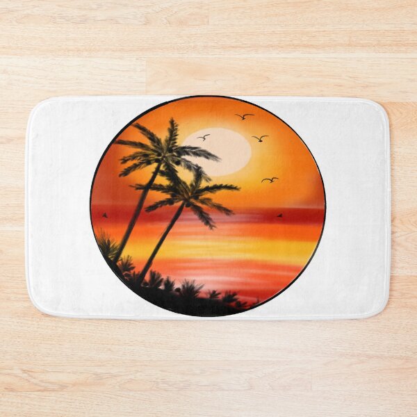 Item preview, Tropical sunset – palm trees in the evening light Design by SHAKU designed and sold by SHAKUGermany.
