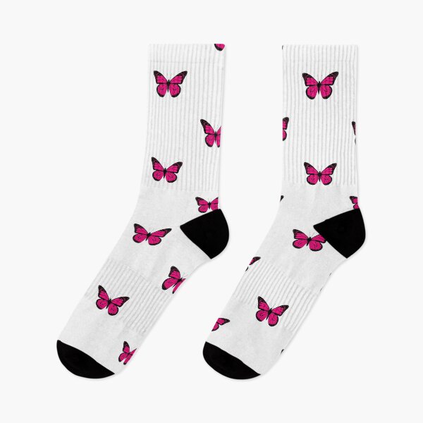 Item preview, Neon Butterfly – Minimalist Magenta and Black Gradient Art designed and sold by PixelVibe782.