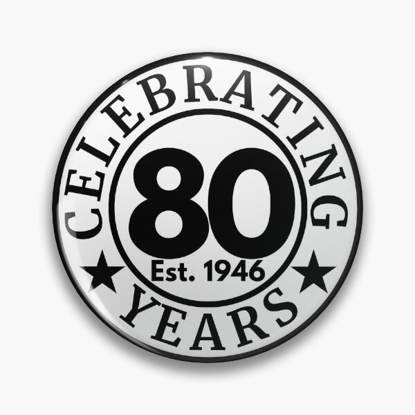 Item preview, Celebrating 80 Years | 1946 Birthday Anniversary Milestone Design designed and sold by highflycrafts.