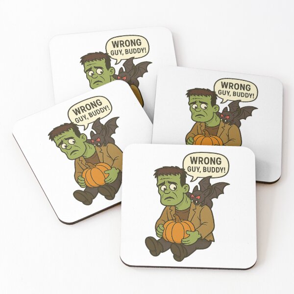 Item preview, Funny Frankenstein Says “Wrong Guy, Buddy!” designed and sold by NatureStyle555.
