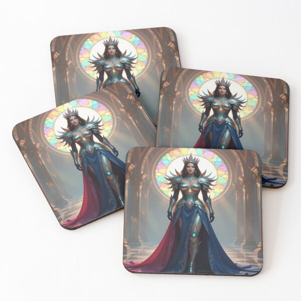 Item preview, Cathedral Glow - Glass dress meets light poetry – stained glass fashion meets wearable sculpture designed and sold by FotoworldEdel.