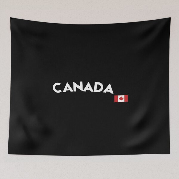 Item preview, Canada Flag Wordmark Minimalist Design designed and sold by Paper Drip.