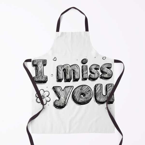 Item preview, Hand-Drawn “I Miss You” Typography Design designed and sold by closettycoot.