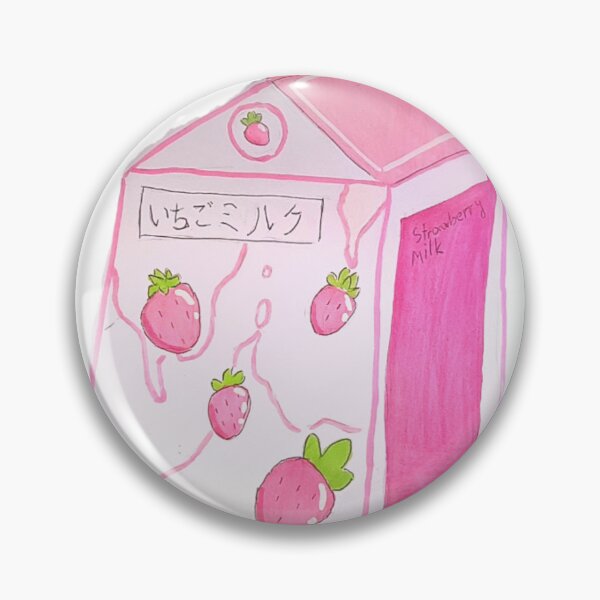 Item preview, Strawberry milk designed and sold by MochiDoodleArt.