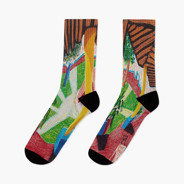 Item preview, Hotel Acatlán Two Weeks Later By David Hockney designed and sold by Postarpindesign.