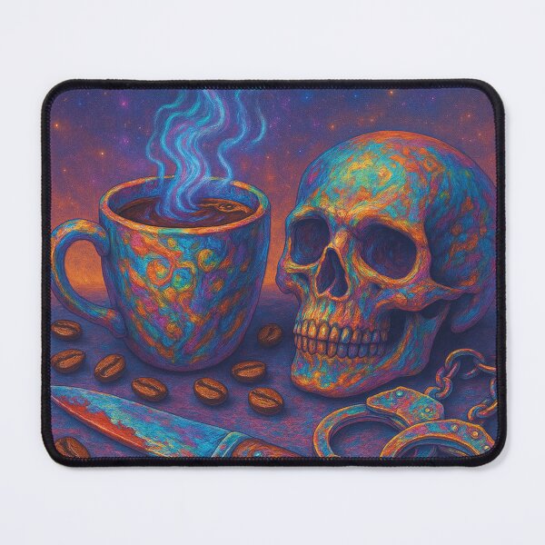 Item preview, True crime and coffee designed and sold by Mauswohn.