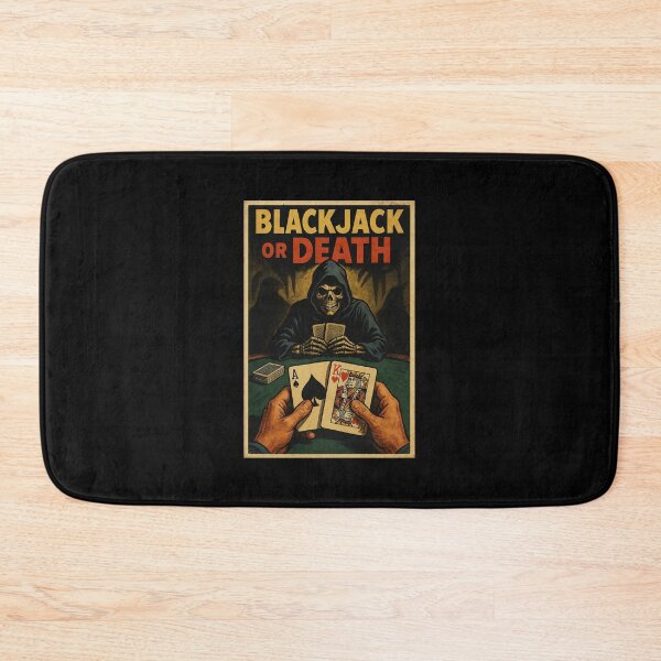 Item preview, Blackjack or Death – Grim Reaper Playing Cards Vintage Horror Art designed and sold by The Devil's Bargain.