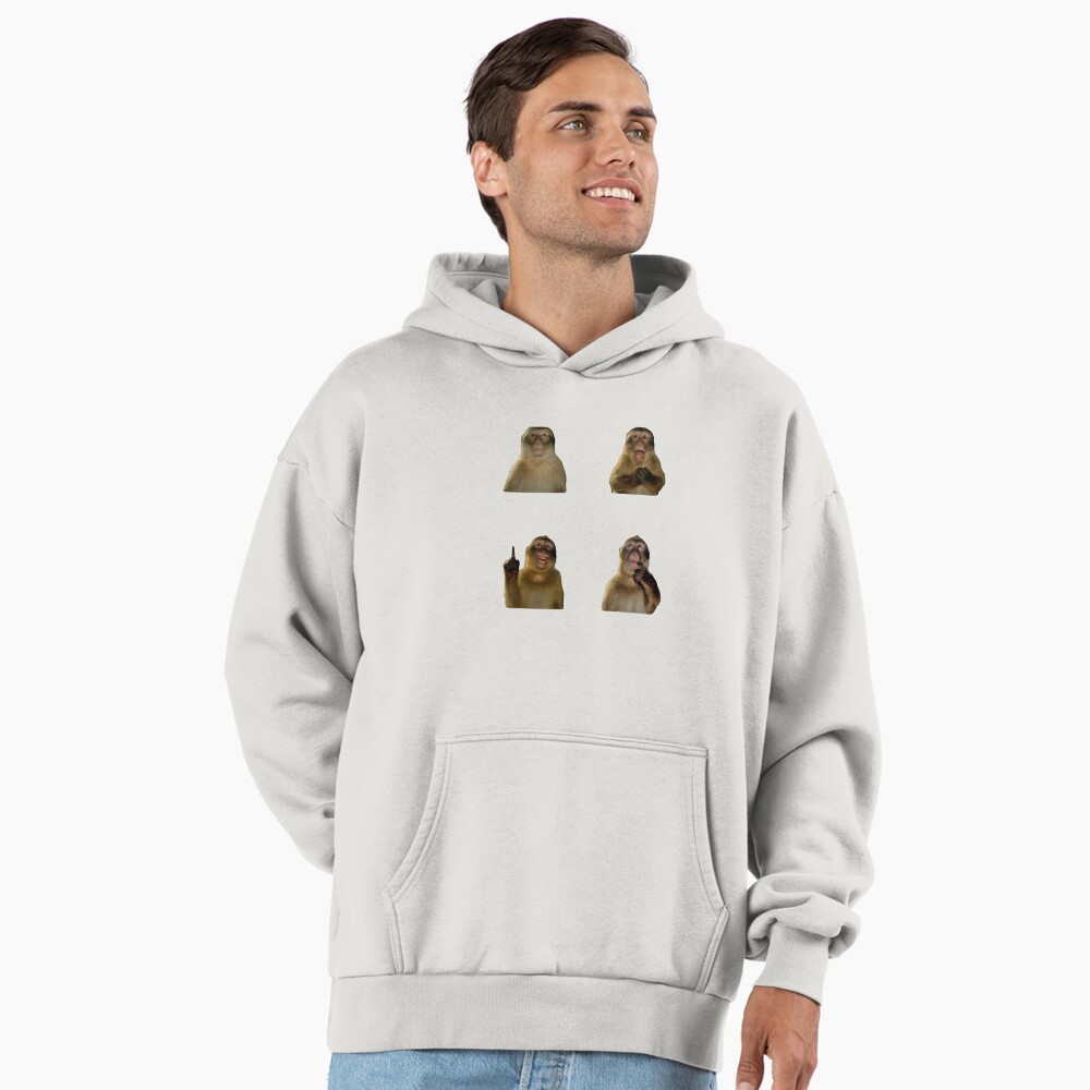 Silly monkey sticker pack (thinking monkey variations)  Sticker