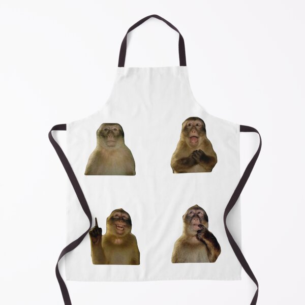 Item preview, Silly monkey sticker pack (thinking monkey variations) designed and sold by monkey zone.