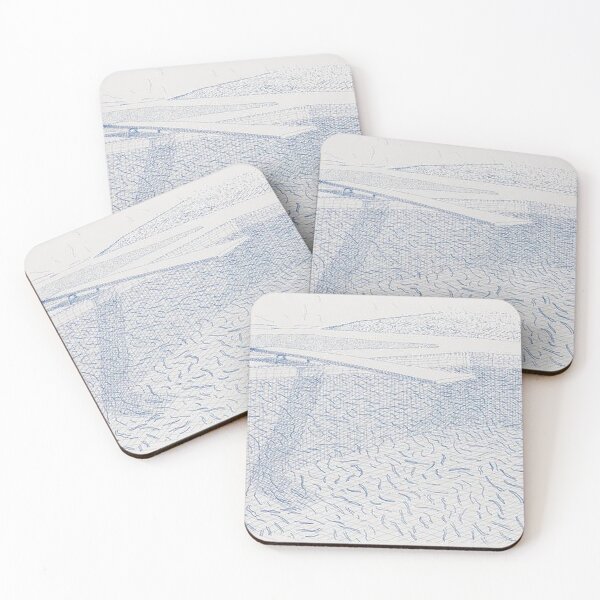 Item preview, Lithographic Water Made Of Lines (t.g. 253) By David Hockney designed and sold by Postarpindesign.