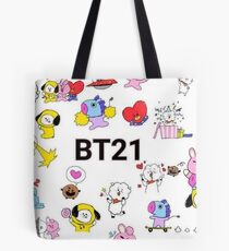 BT21 Merch Tote Bag