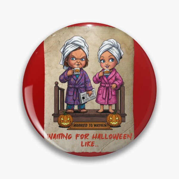 Item preview, Chuckie and his Bride Waiting For Halloween Like.. designed and sold by WHITE FLAME PRINTS.
