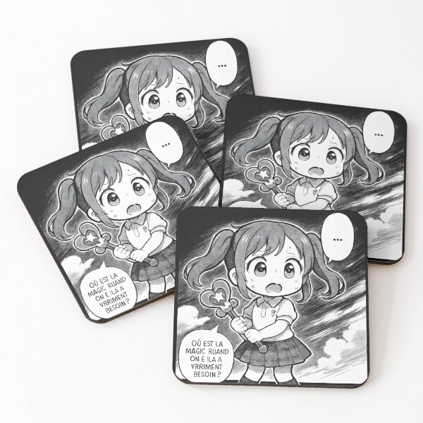 Item preview, Magical Girl Site: Manga Panel Cute Stare designed and sold by OlivieFarm.