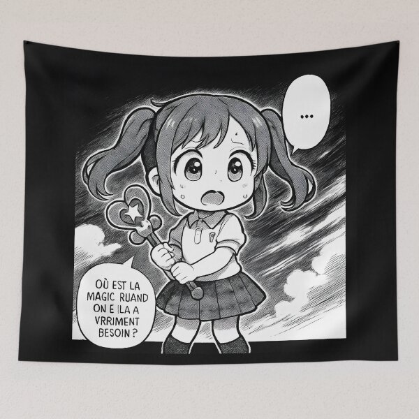 Item preview, Magical Girl Site: Manga Panel Cute Stare designed and sold by OlivieFarm.