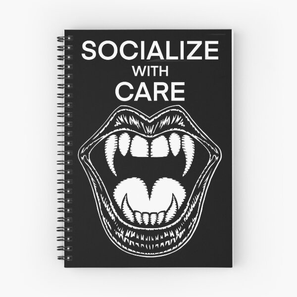 Item preview, SOCIALIZE WITH CARE - vampire bites .7 designed and sold by lautir.