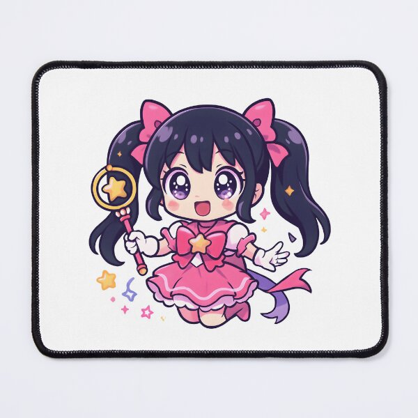 Item preview, Magical Girl Site: Vibrant Pink Dress Chibi designed and sold by OlivieFarm.