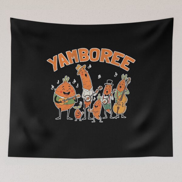 Item preview, Yamboree Packed Thanksgiving Food Pun Sweet Potato Yam Humor designed and sold by elderberry.