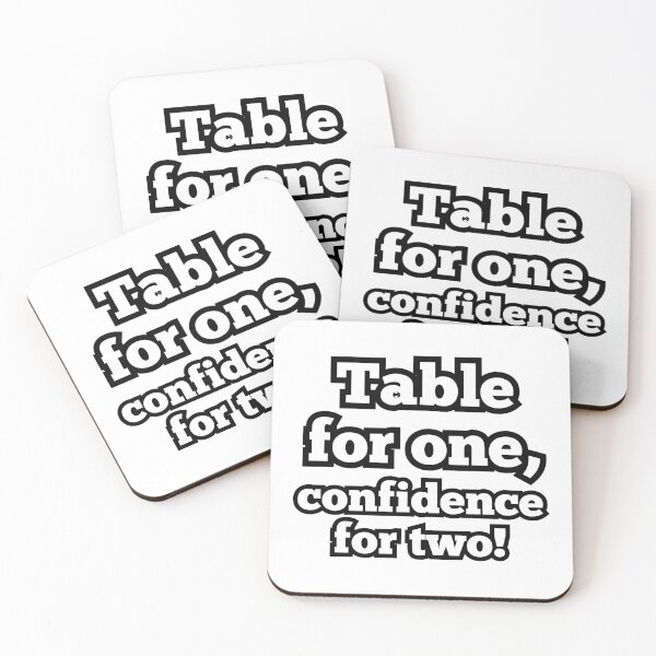 Item preview, Confidence for Two – Funny Motivational Quote Design designed and sold by ArtesioByZaber.