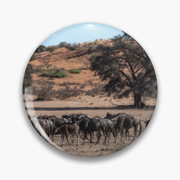 Item preview, Shade of the Dunes — Blue Wildebeest Herd, Southern African Savanna (2023) designed and sold by DavideAntoniani.