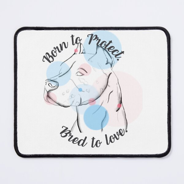 Item preview, Dogo Argentino – Born to Protect. Bred to Love. | Minimalist Line Art Design designed and sold by April-Friends.