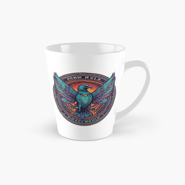 Item preview, Bird Watching Club 2080 – Glowing Neon Hawk Retro Futuristic Emblem designed and sold by NatureNookTees.