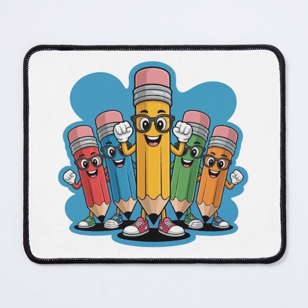 Item preview, Cheerful Cartoon Pencils Group designed and sold by jkrphoto.