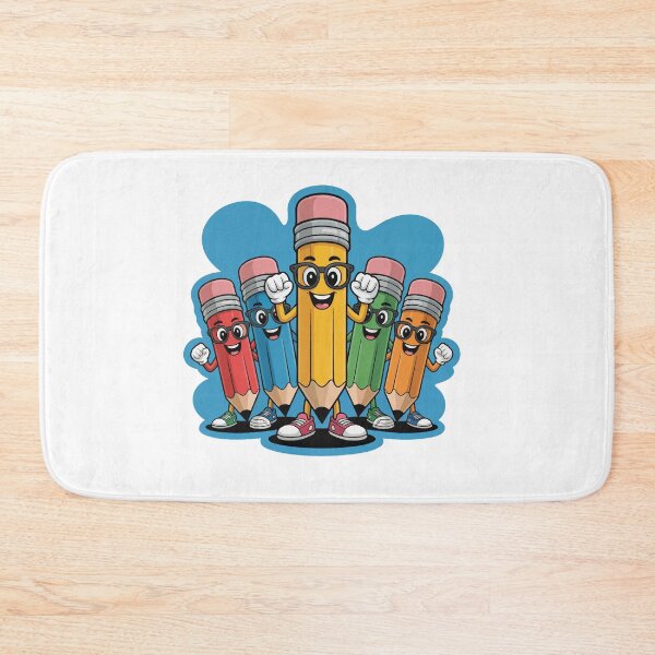 Item preview, Cheerful Cartoon Pencils Group designed and sold by jkrphoto.